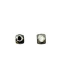 3.5x3mm Rounded Cube Spacer Silver