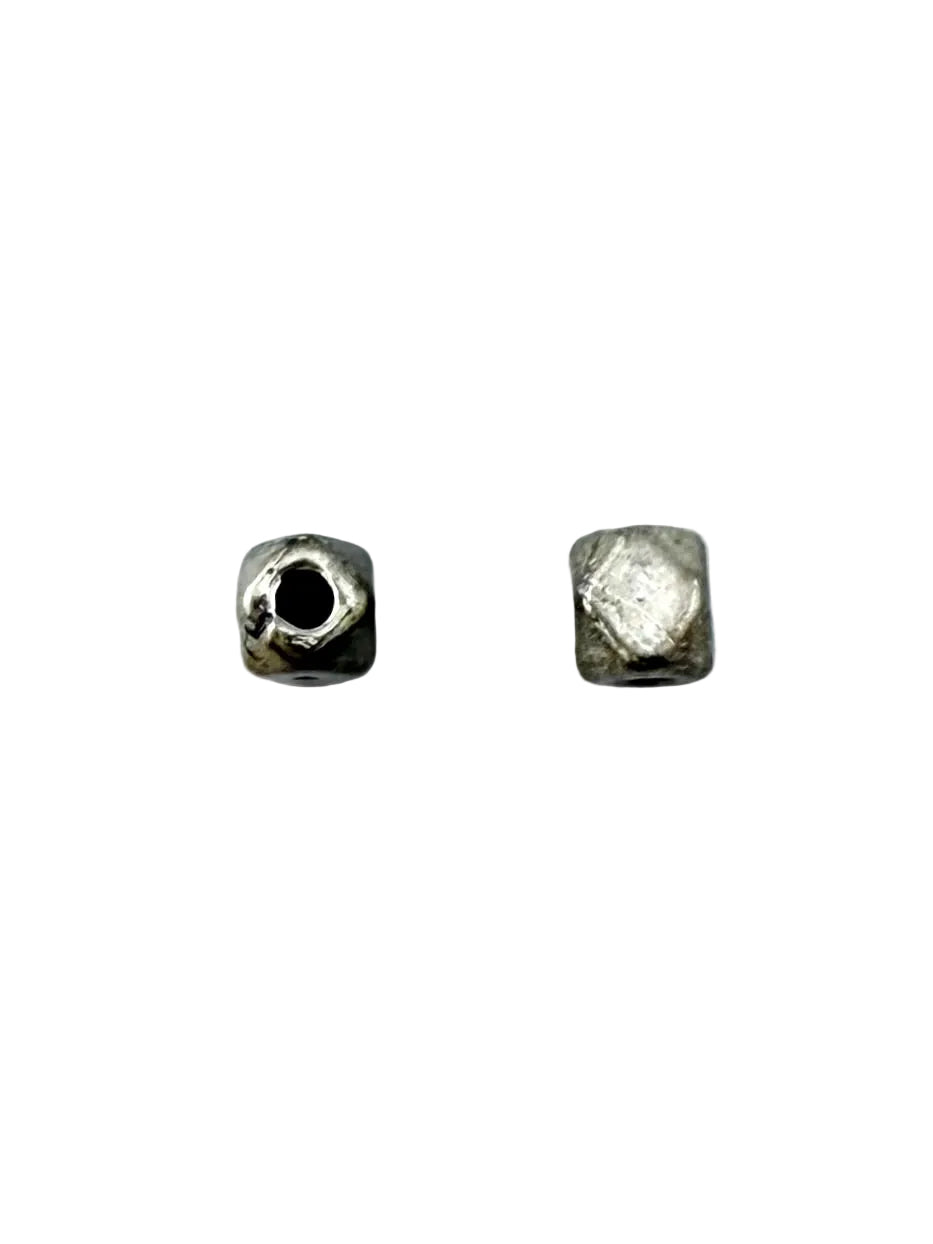 3.5x3mm Rounded Cube Spacer Silver