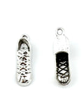 26mm Running Shoe Charm Rhodium