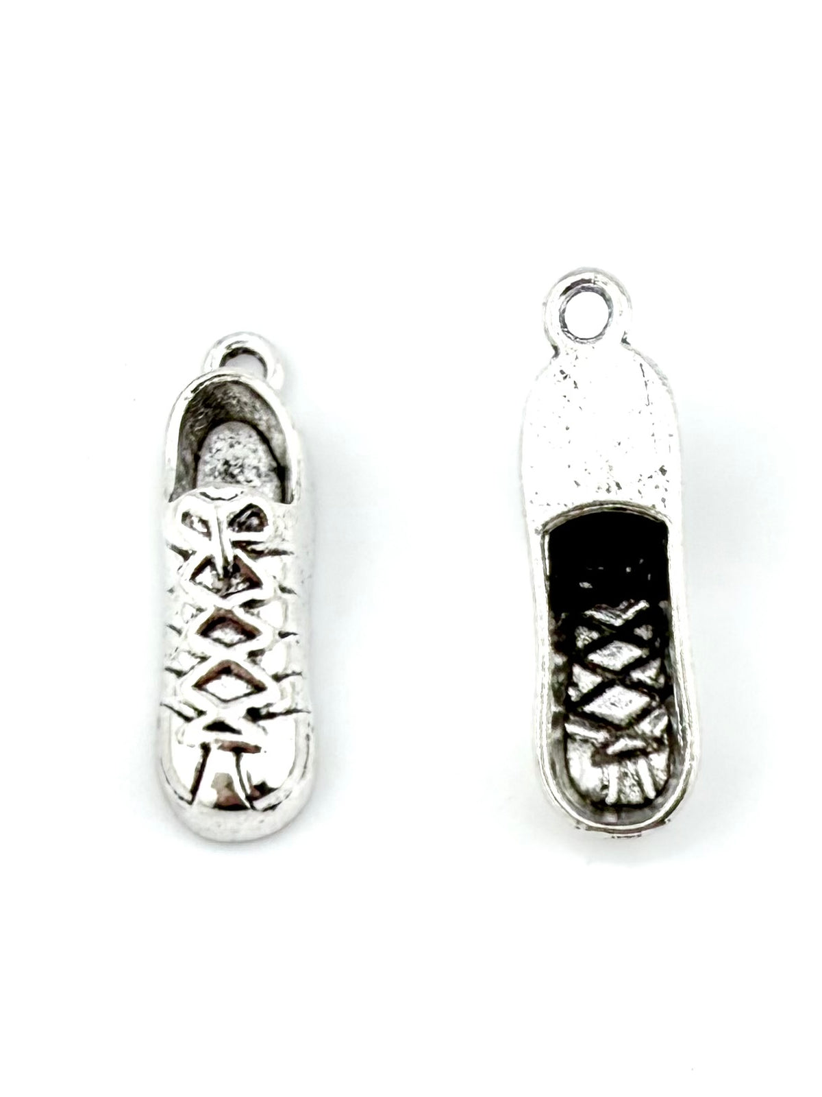 26mm Running Shoe Charm Rhodium