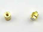 17.5mm Column Magnetic Claps Gold