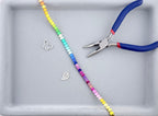 2.5x6mm Hematite Flat Heart Multi Color