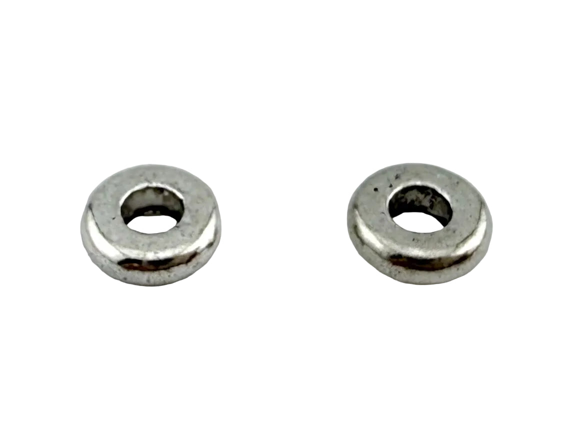 1.8x6mm Disk Spacer Rhodium
