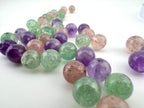 Strawberry Amethyst Green Quartz Beads Available in 6mm, 8mm, 10mm, 12mm Sizes