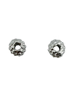 4x6mm Spacer Bead Rhodium