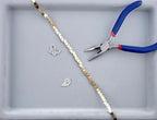 4.5x6mm Hematite Butterfly Beads Gold