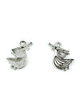 21mm Musical Angel Charm Rhodium