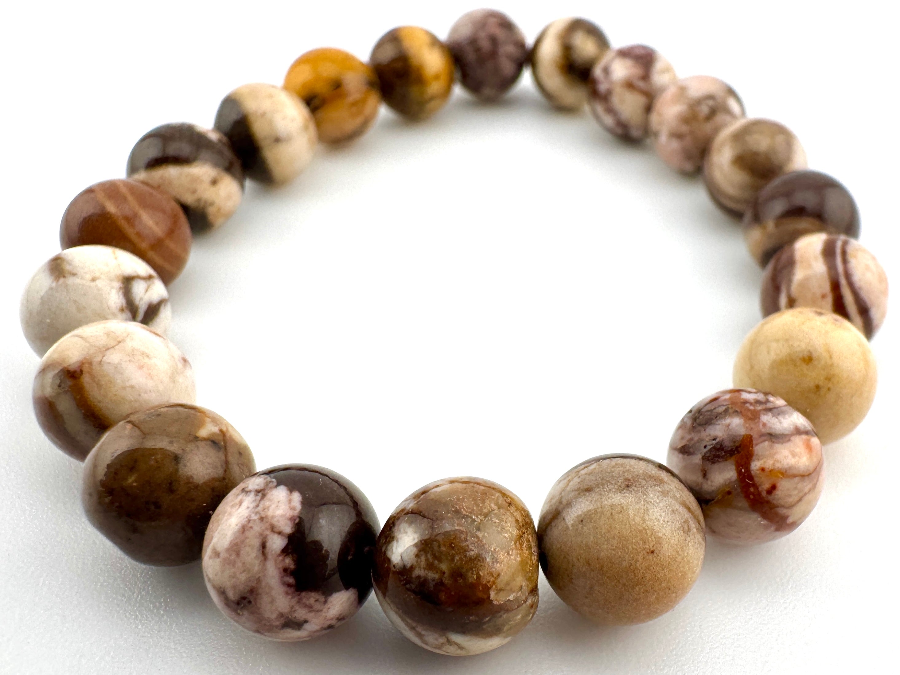 Australian Zebra Jasper Beads Available in 6mm, 8mm Sizes