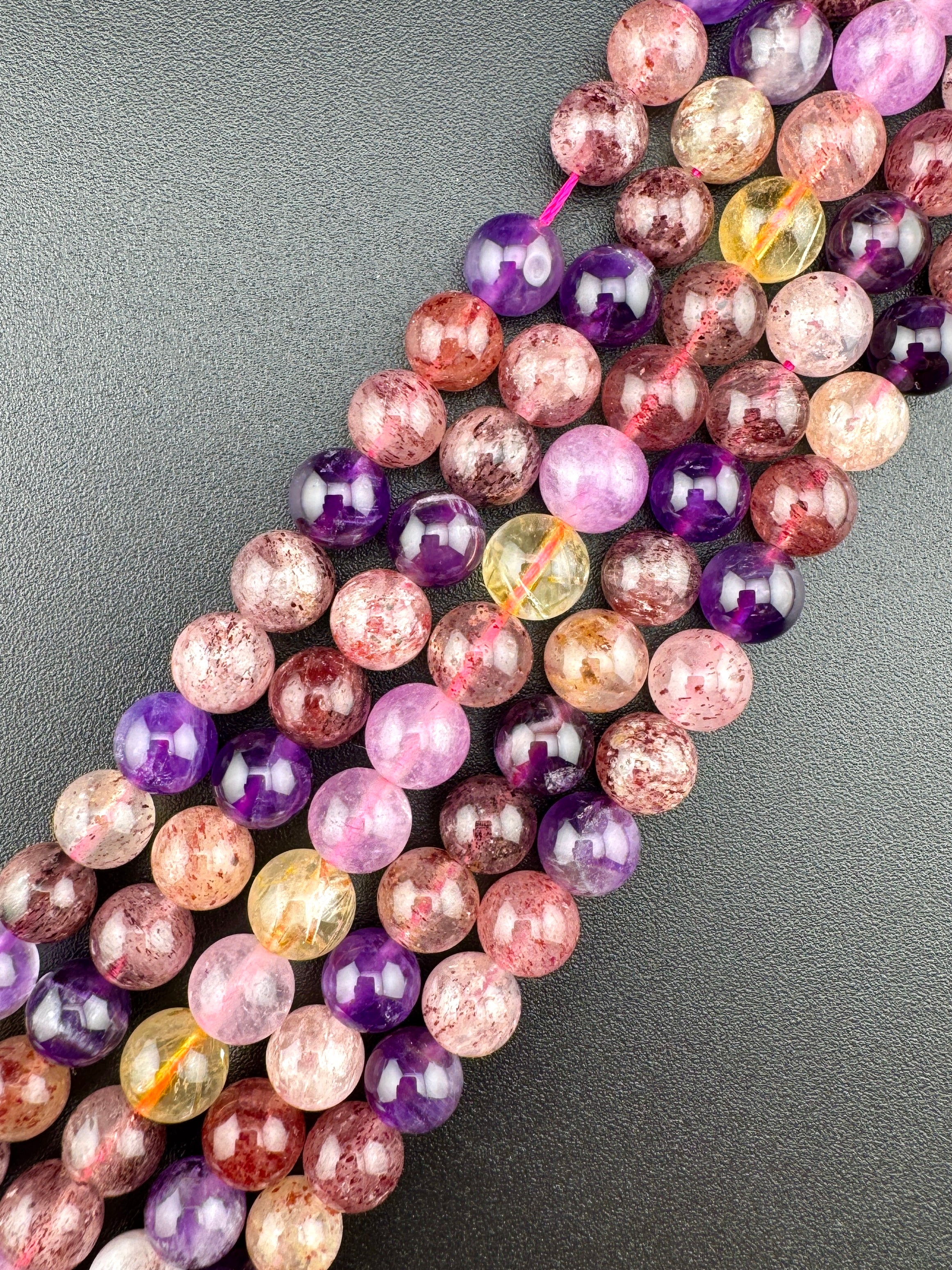 Super 7 Beads Available in 6mm, 8mm Sizes