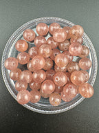 Strawberry Quartz Beads Available in 6mm, 8mm Sizes
