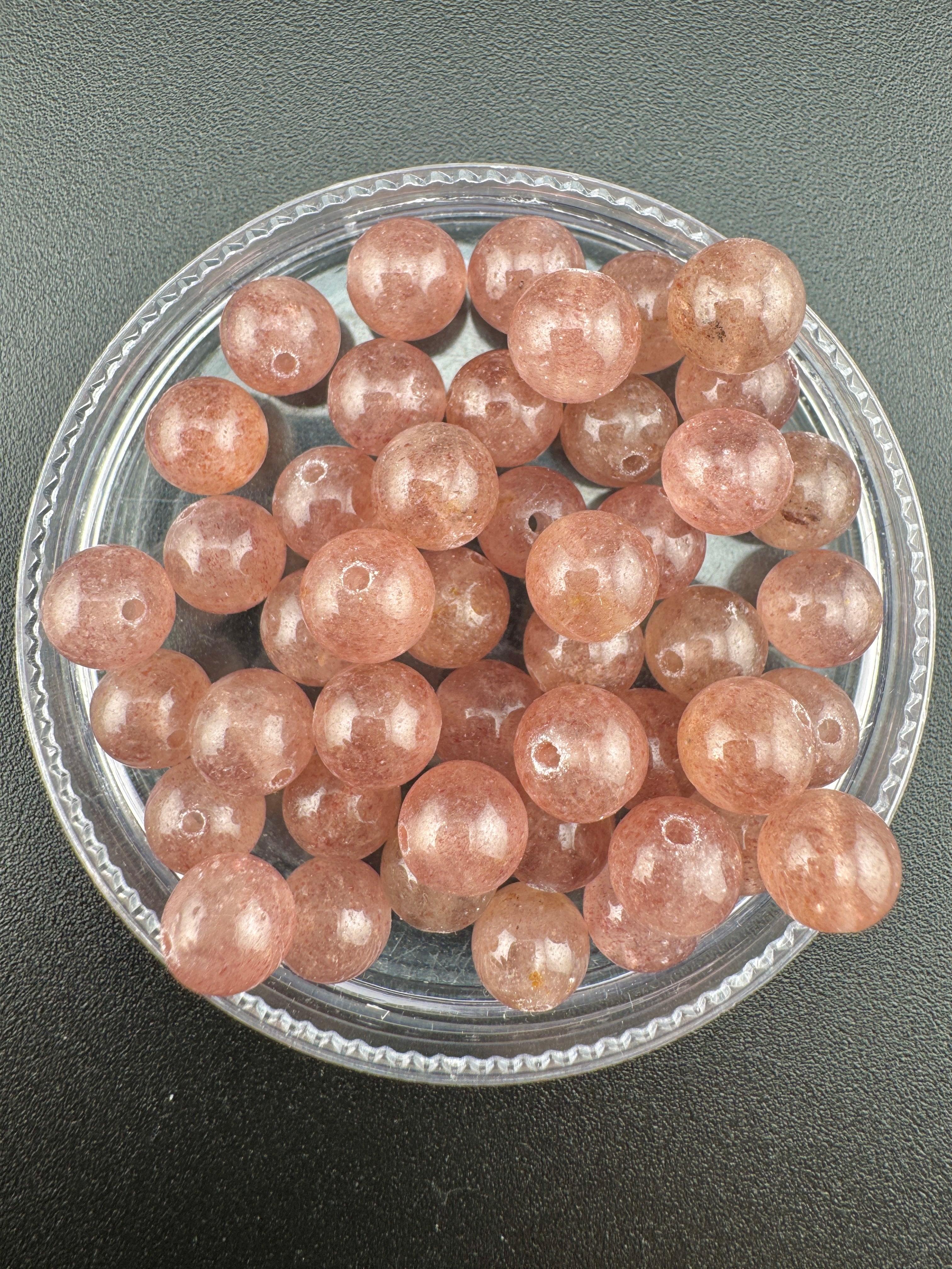 Strawberry Quartz Beads Available in 6mm, 8mm Sizes