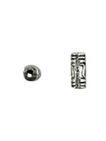 9x3mm Spacer Barrell Rhodium