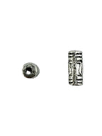 9x3mm Spacer Barrell Rhodium