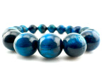 Dyed Tiger Eye Light Blue Beads Available in 6mm, 8mm, 10mm Sizes