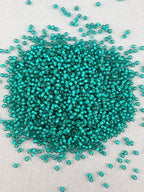 Mino Seed Beads 11/0 Turquoise White Color Lined