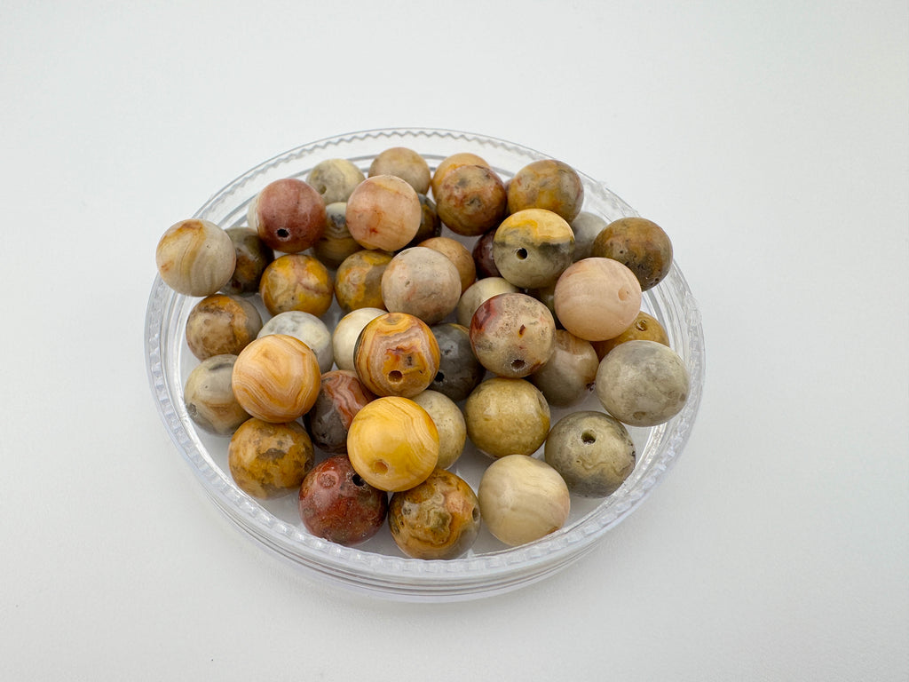 Crazy Lace Agate Natural Stone Beads