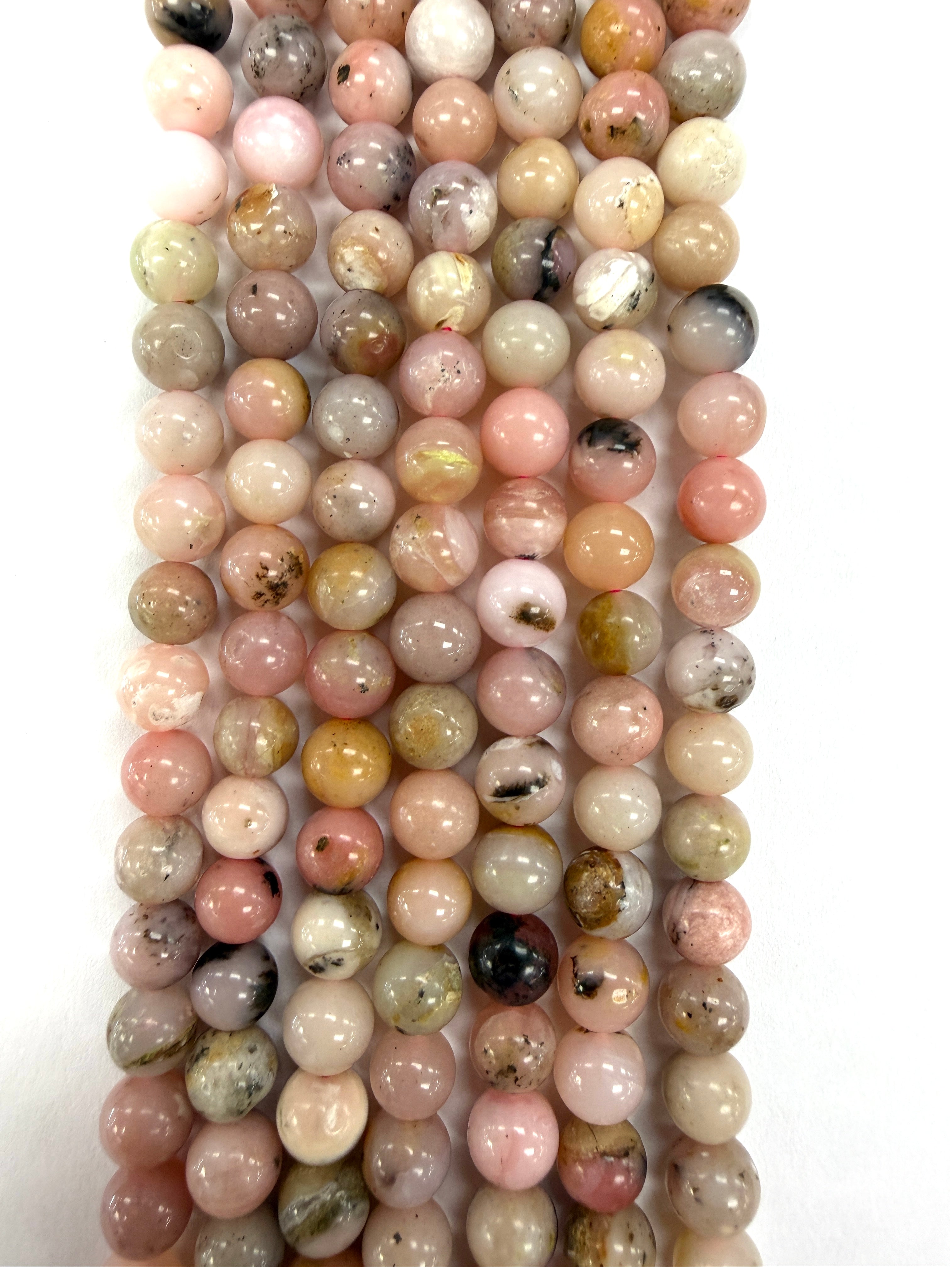 Pink Opal Beads Available in 6mm, 8mm Sizes
