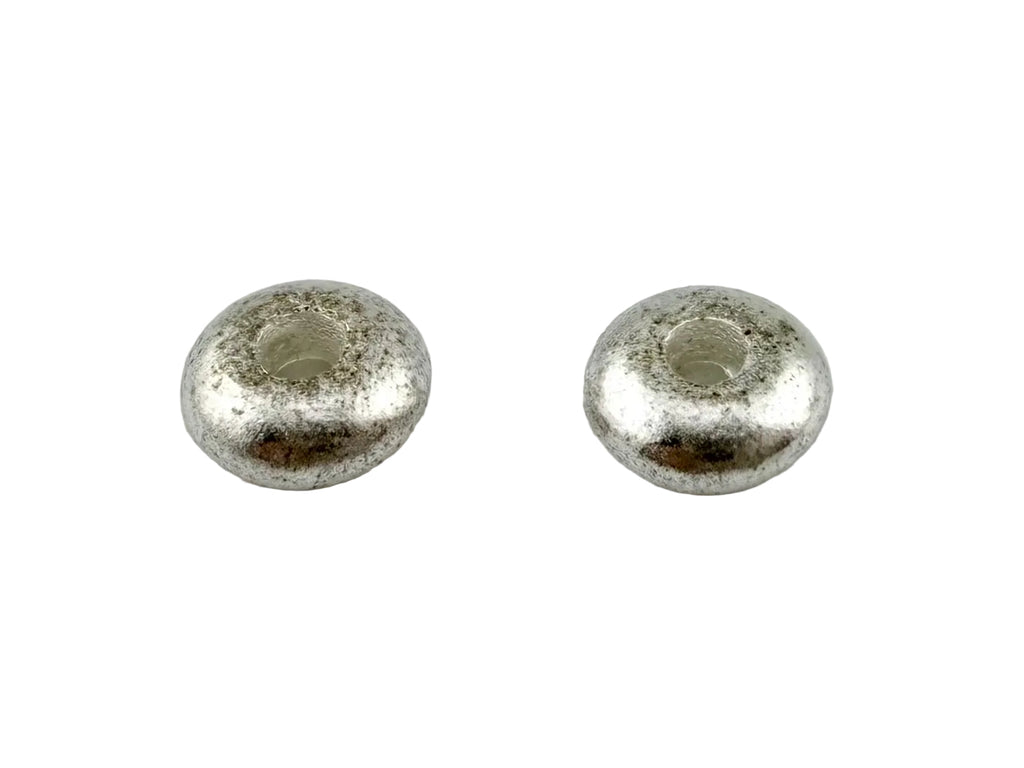 3x6mm Matte Finish Spacer Disk Silver