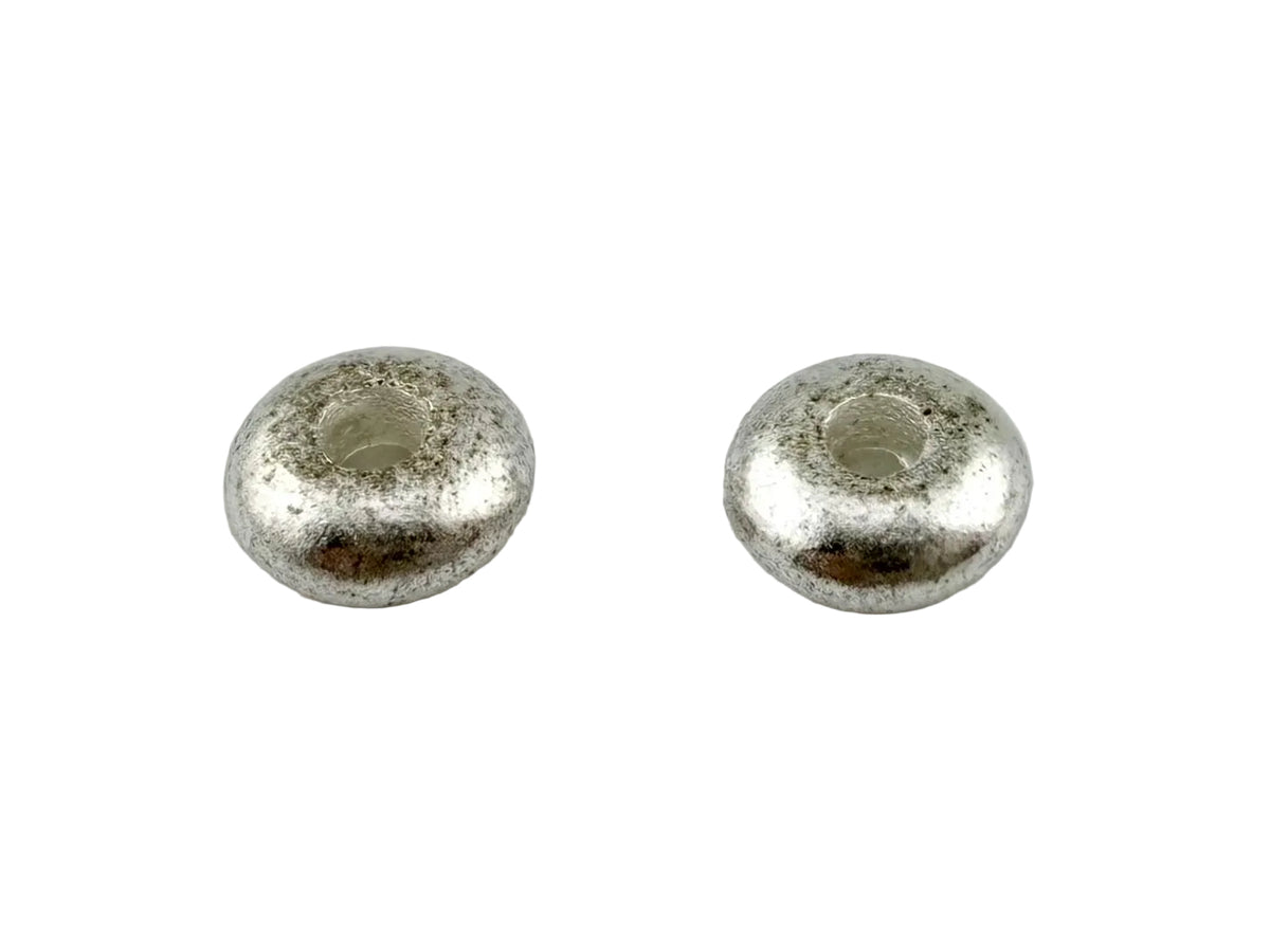 3x6mm Matte Finish Spacer Disk Silver