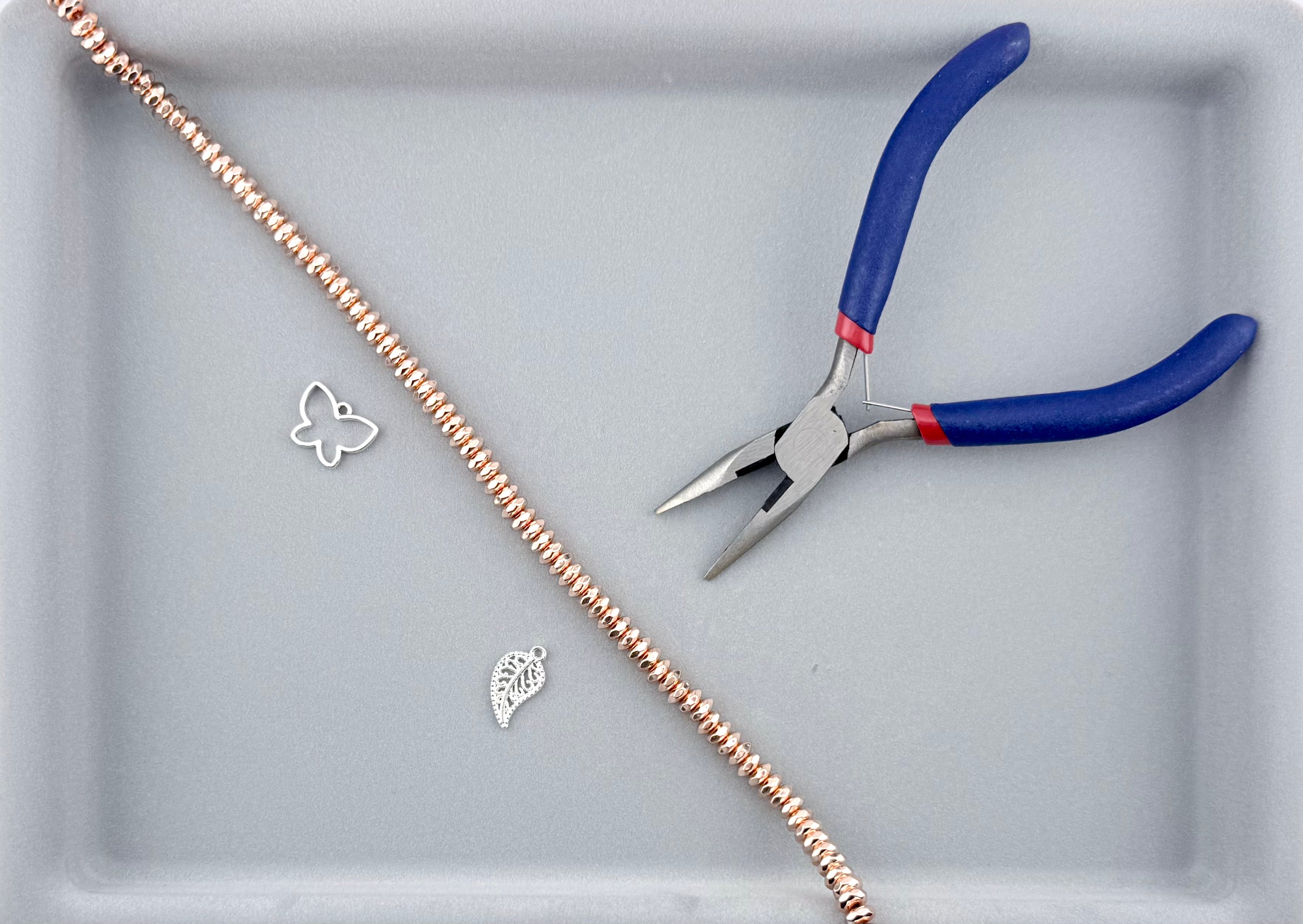 Rose Gold Rondelle Hematite Beads 3x6mm
