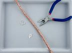 Rose Gold Rondelle Hematite Beads 3x8mm