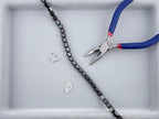 6.5x7.5mm Hematite Faceted Column Beads