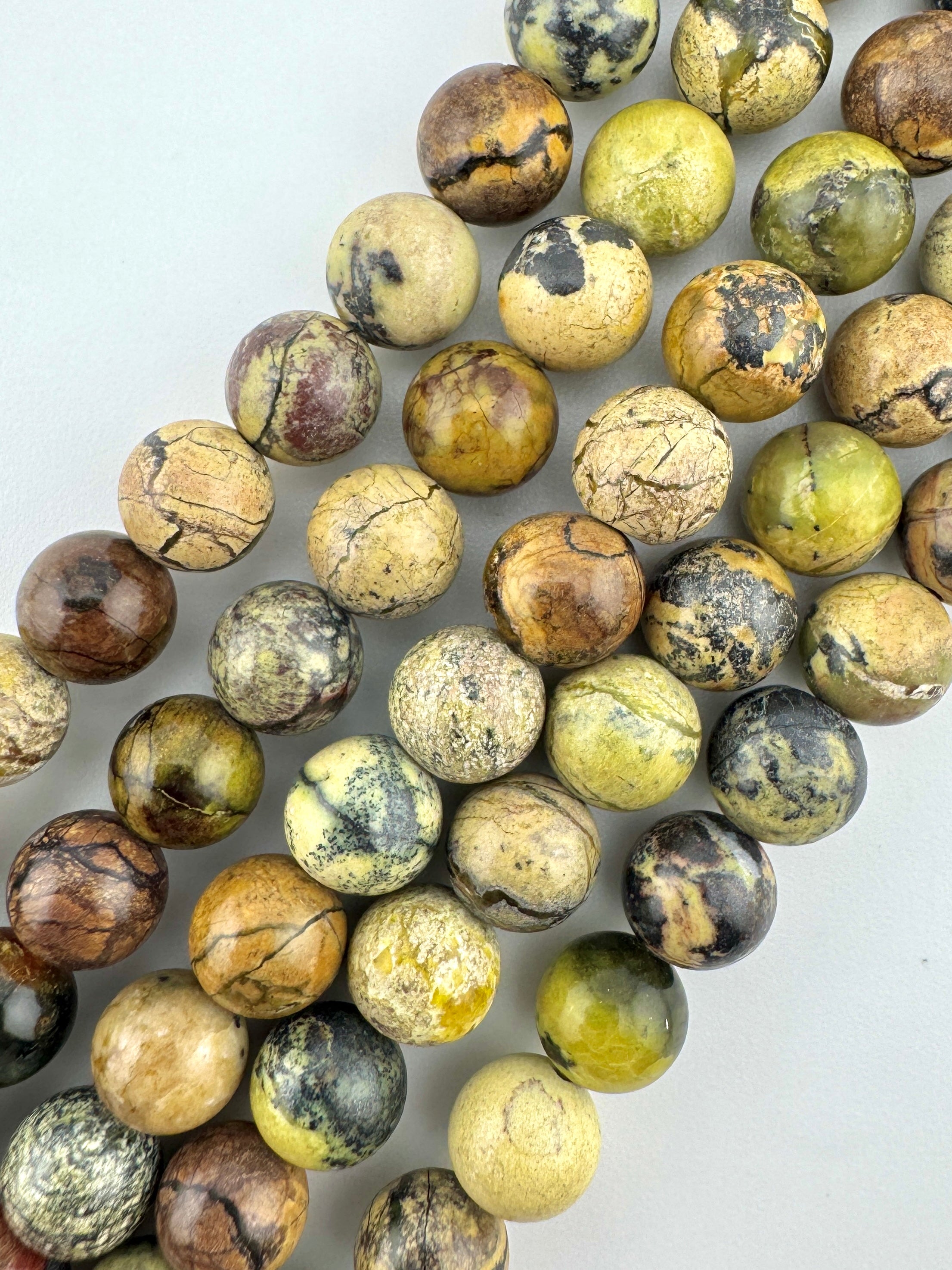 Yellow Turquoise Beads Available in 8mm Sizes
