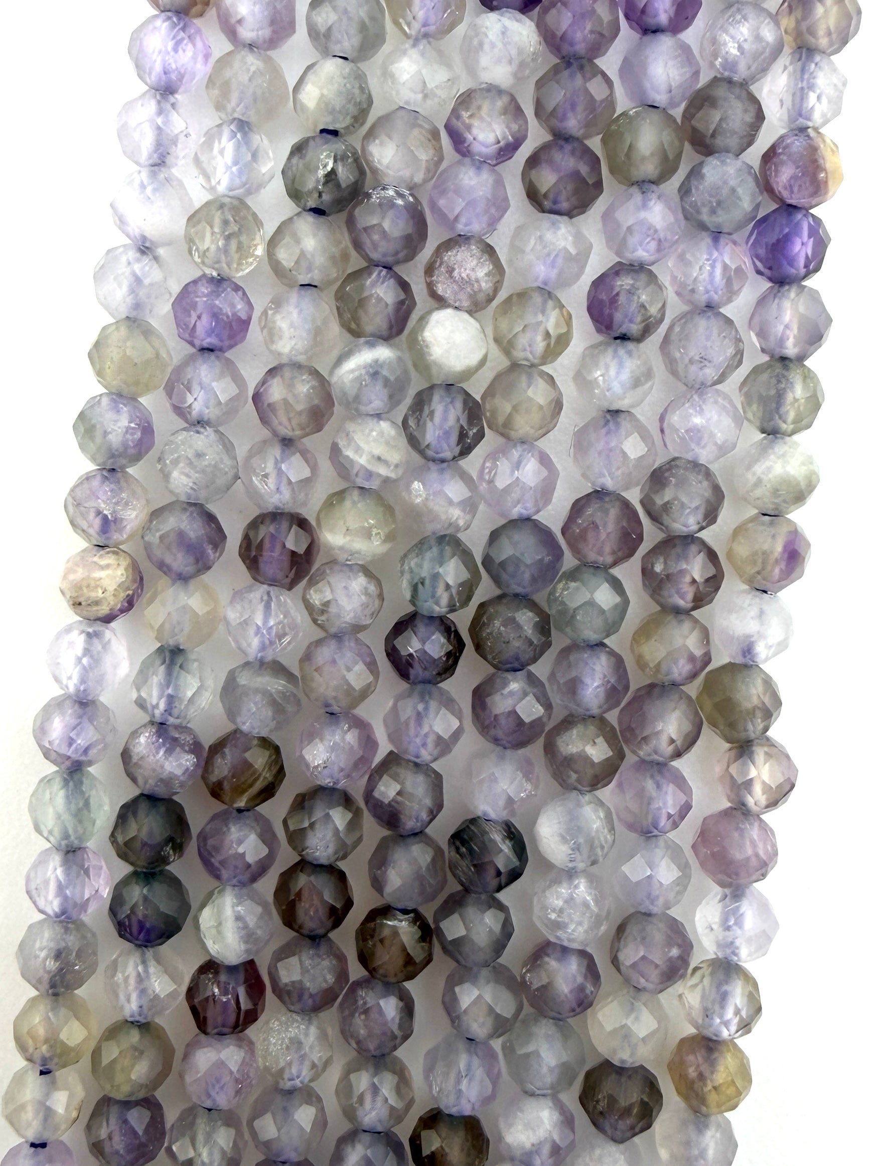 3mm Faceted Amethyst Beads