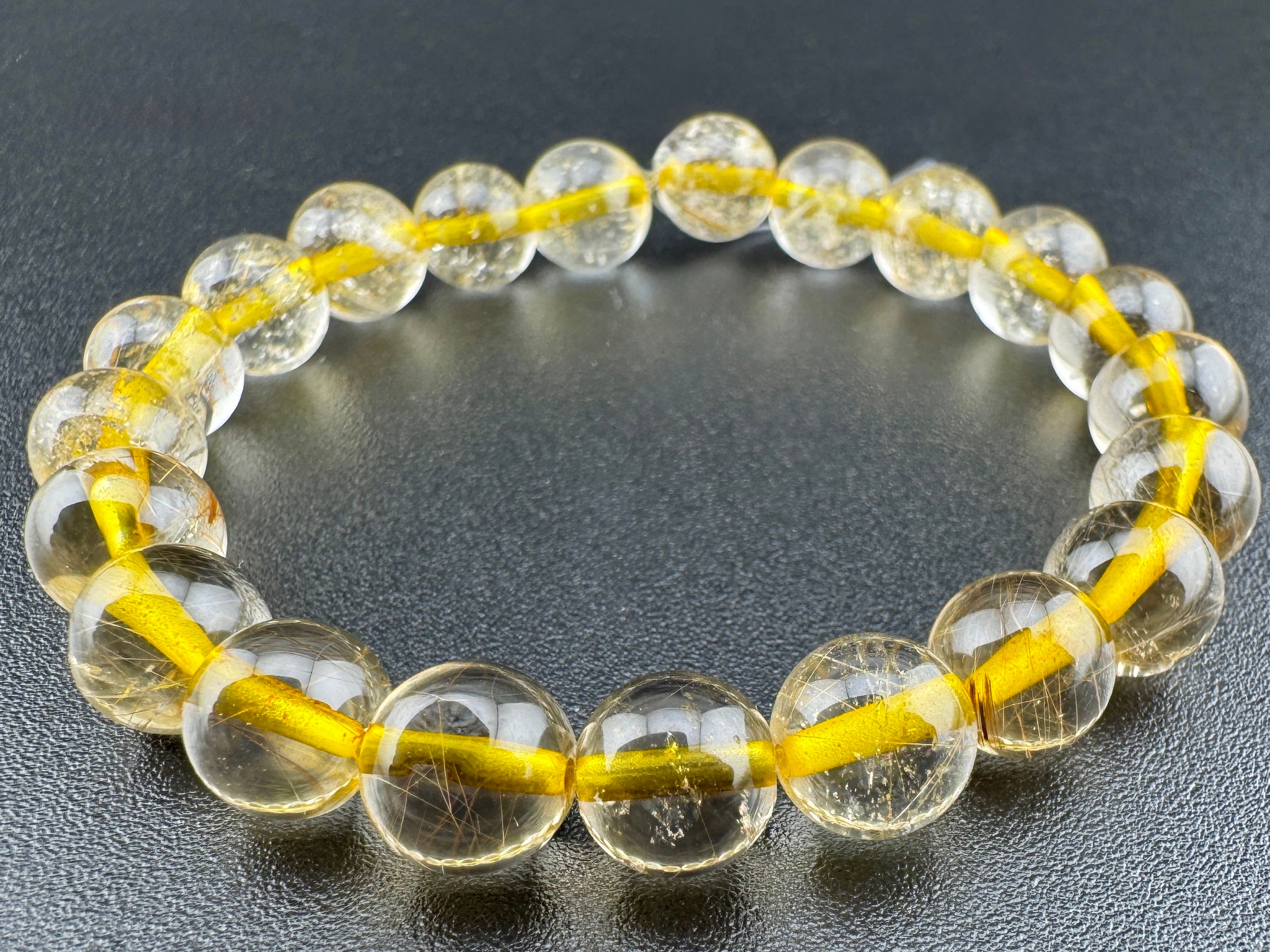Rutilated Quartz Beads Available in 6mm, 8mm Sizes
