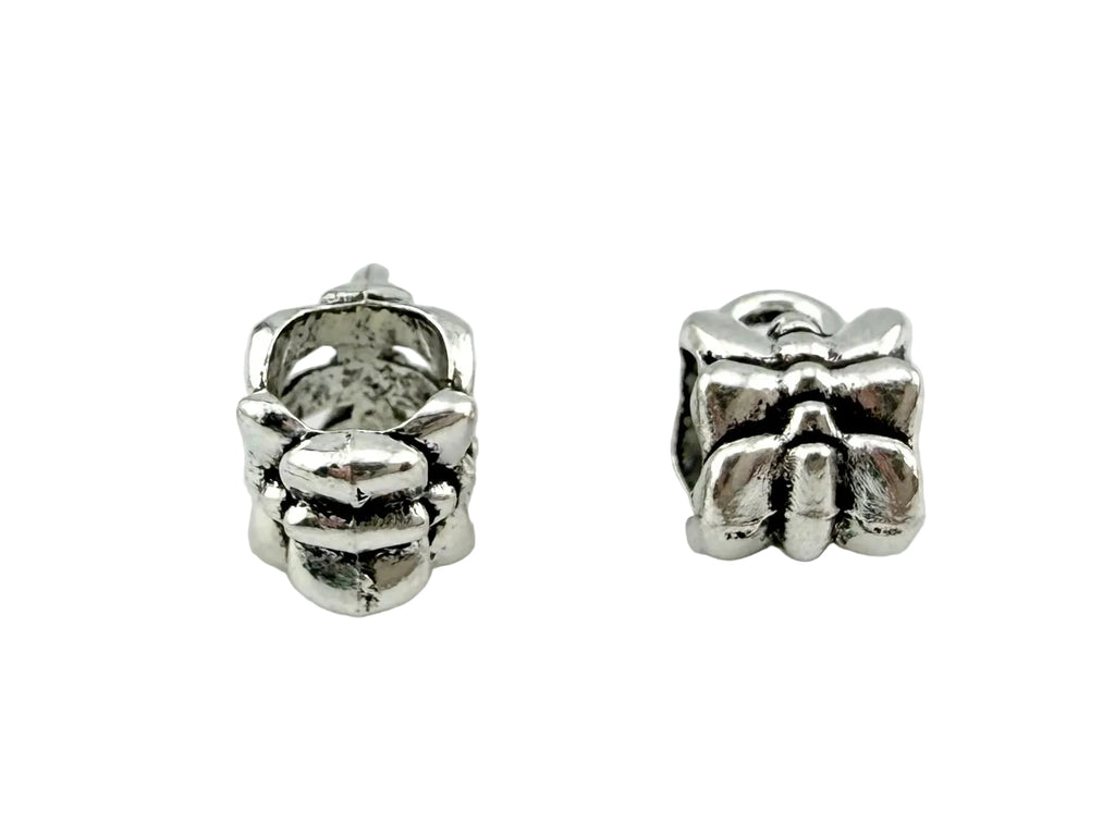 6x11mm Barrell Hanger Spacer Rhodium