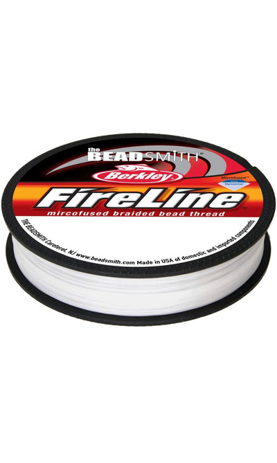 FireLine Braided Beading Thread – 6 lb (Smoke & Crystal)