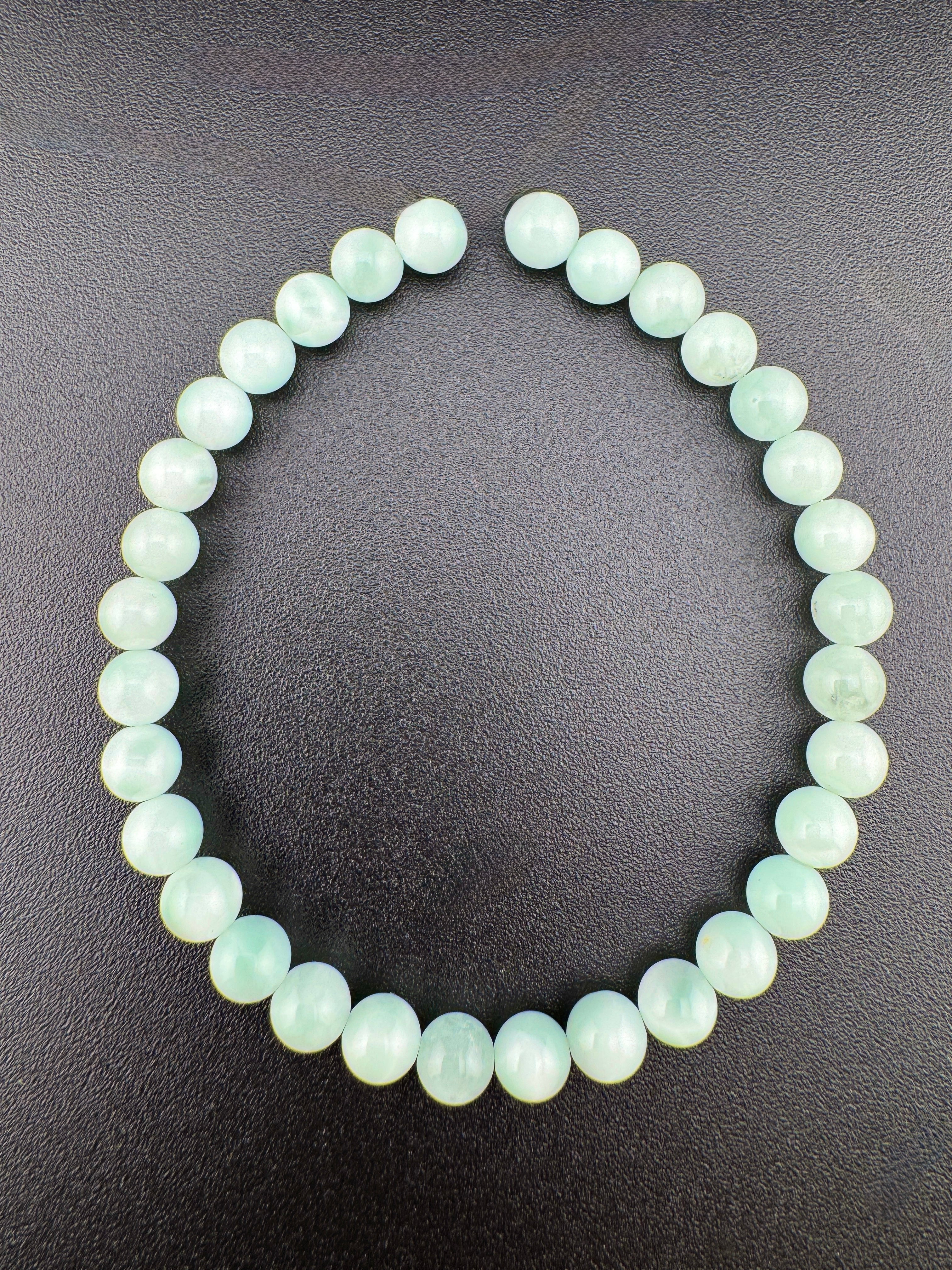 Green Angelite Beads Available in 6mm, 8mm Sizes