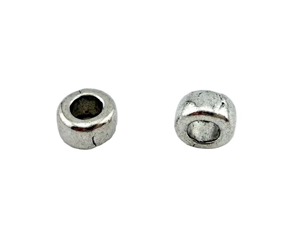 3x5mm Spacer Bead Rhodium