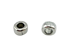 3x5mm Spacer Bead Rhodium
