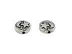 9x3.5mm Star & Moon Spacer Bead Rhodium