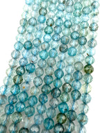 3.5mm Faceted Light Apatite Beads