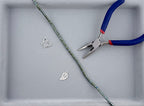 2.5x4mm Hematite Heishi Beads Blue Green