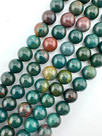 Indian Bloodstone Beads Available in 6mm, 8mm Sizes