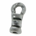925 Sterling Silver crimp end with 3mm loop