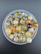Mixed Rutile Quartz Beads Available in 6mm, 8mm Sizes