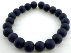 Matte Blue Gold Stone Beads Available in 6mm, 8mm Sizes