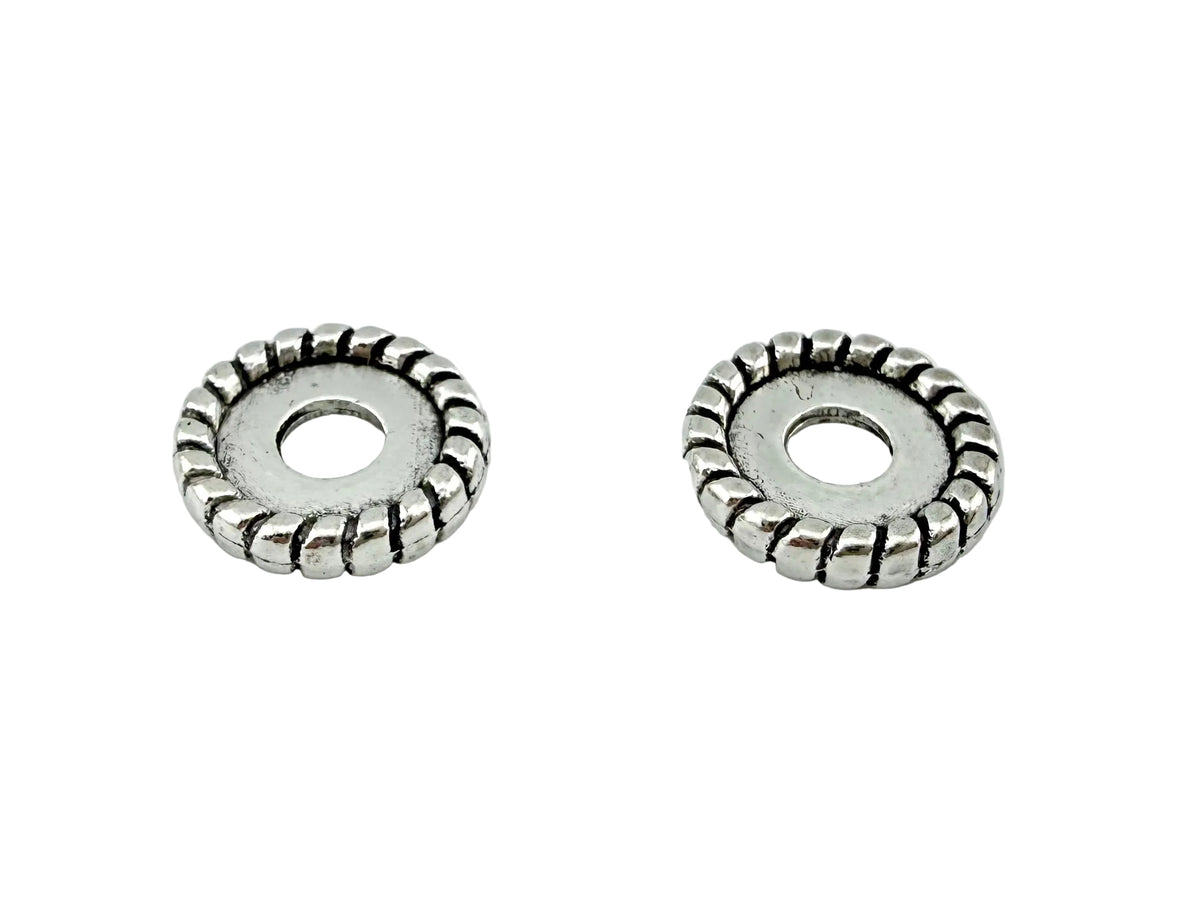 2x10mm Spacer Disk Rhodium