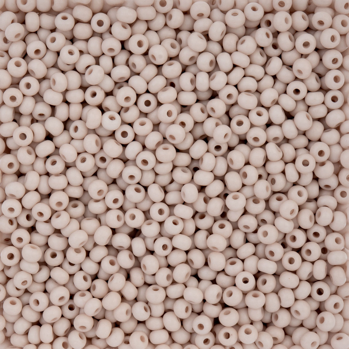 Czech Seed Beads apx. 22g Vial 6/0 Terra Vista Rose Powder