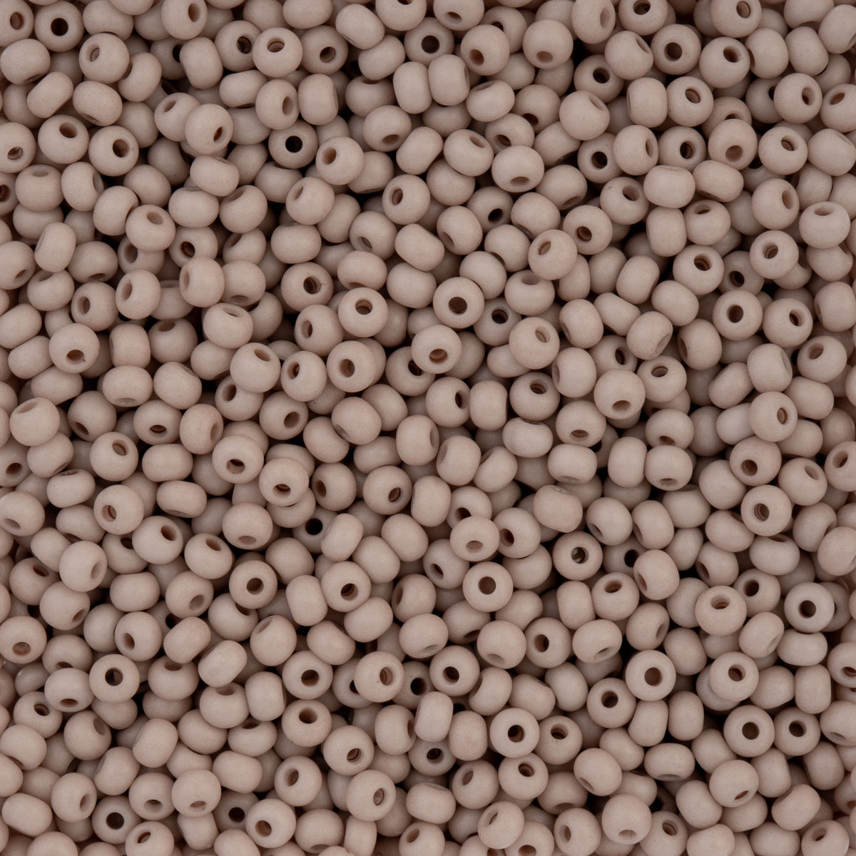Czech Seed Beads apx. 22g Vial 6/0 Terra Vista Taupe Rose