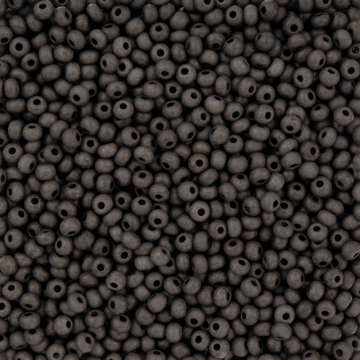 Czech Seed Beads apx. 22g Vial 6/0 Terra Vista Stone Grey