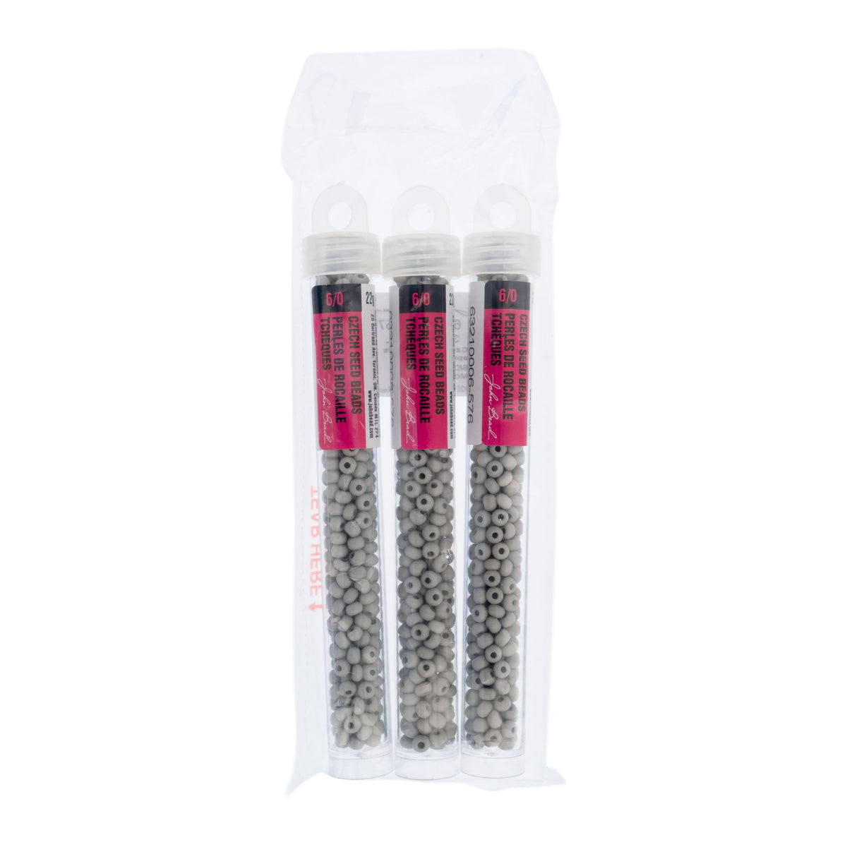 Czech Seed Beads apx. 22g Vial 6/0 Terra Vista Moonstone