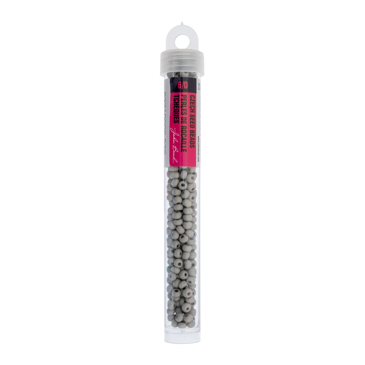 Czech Seed Beads apx. 22g Vial 6/0 Terra Vista Moonstone