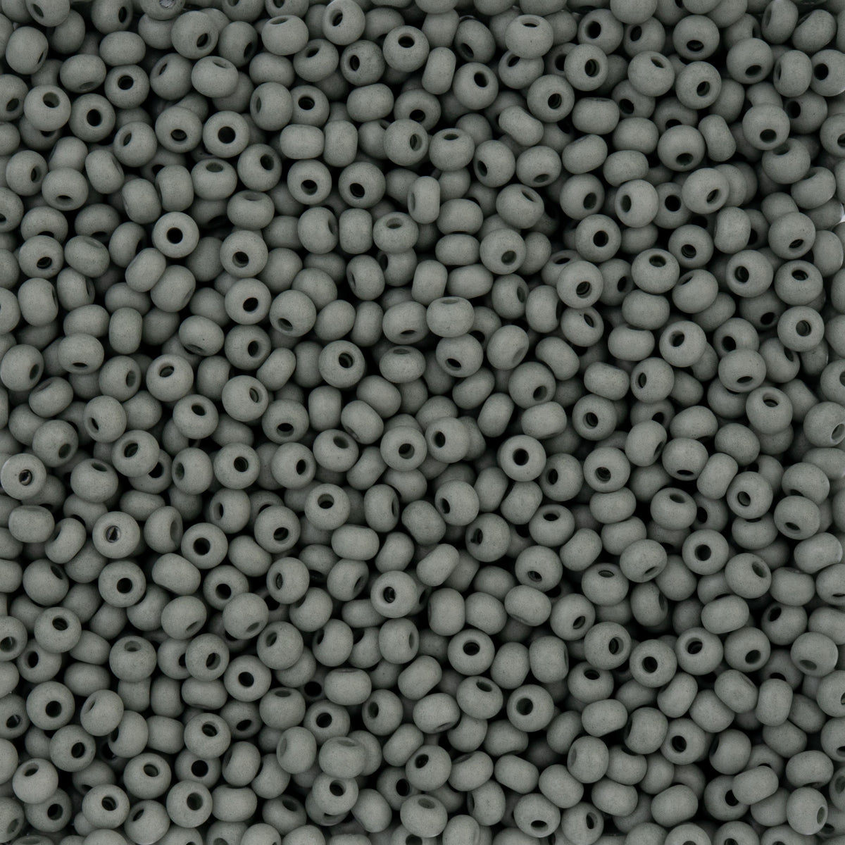 Czech Seed Beads apx. 22g Vial 6/0 Terra Vista Whispering Grey