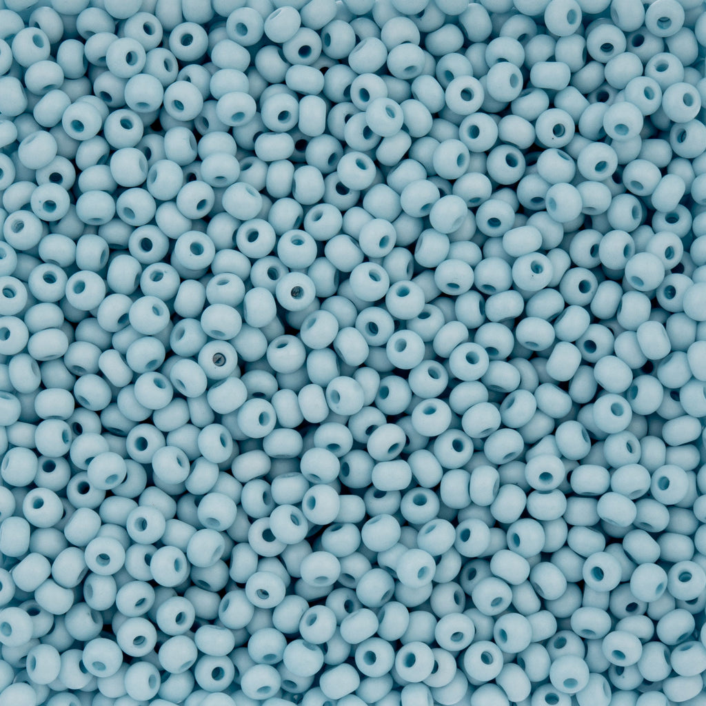 Czech Seed Beads apx. 22g Vial 6/0 Terra Vista Silent Blue