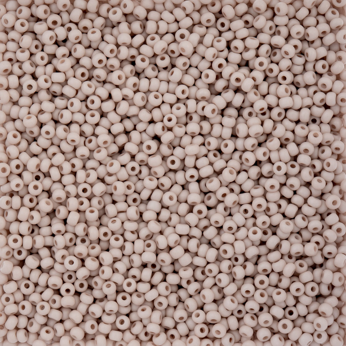 Czech Seed Bead apx. 22g Vial 8/0 Opaque Terra Vista Rose Powder